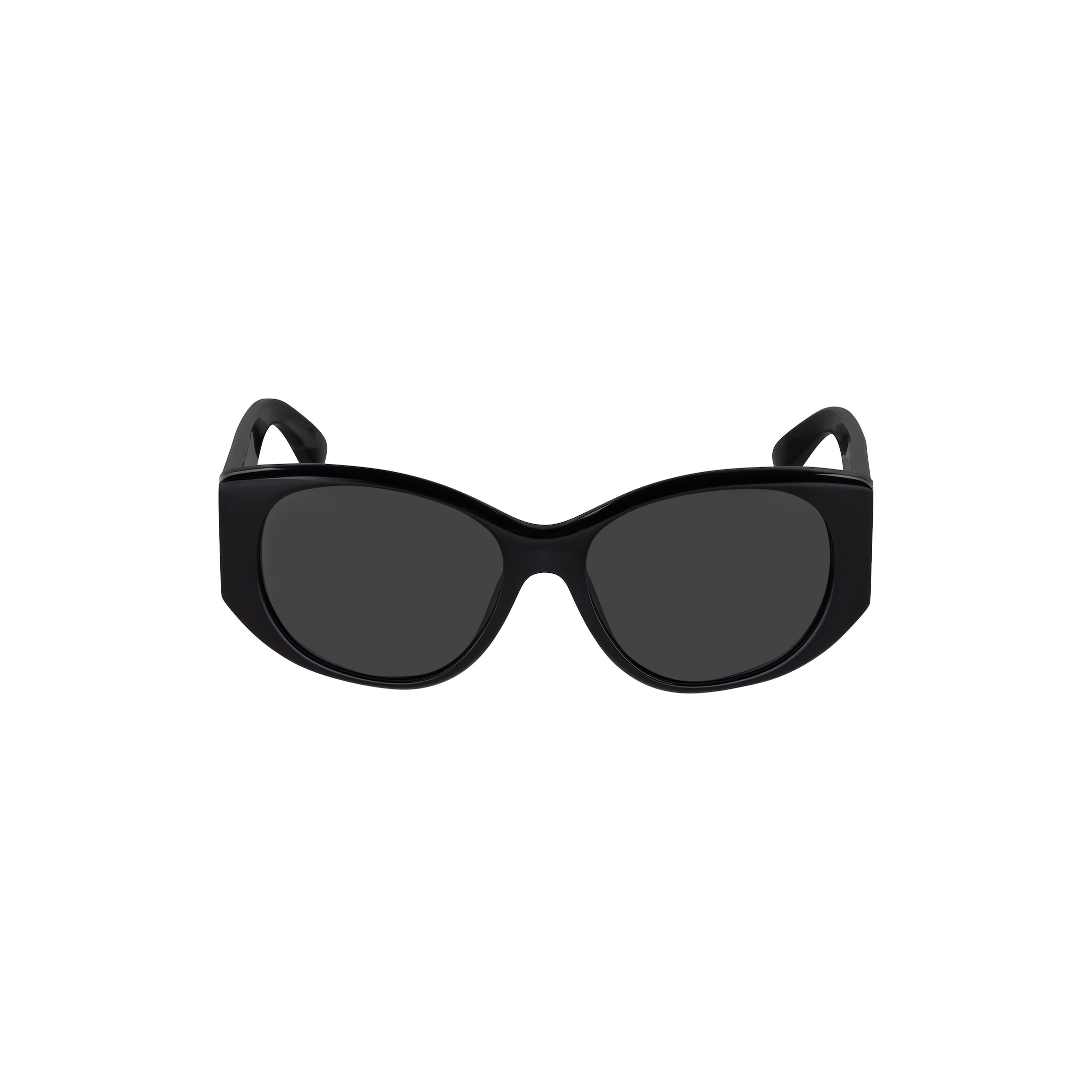 Women’s Nano Round Sunglasses in Black - Image 1